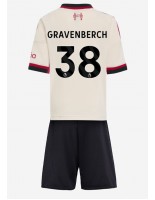 Liverpool Ryan Gravenberch #38 Vieraspaita Lasten 2025-26 Lyhythihainen (+ shortsit)
